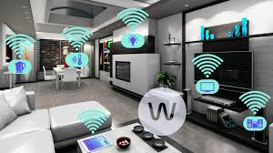 Modern smart home devices with automation setup in 2025